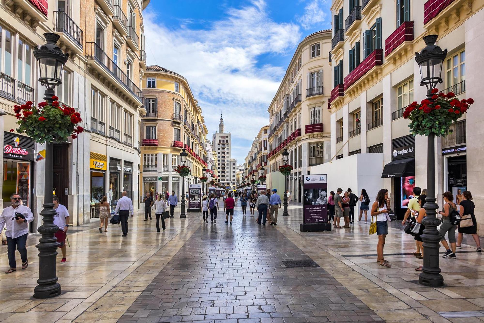 Luxe Appartement In Het Centrum Van Malaga Met Gratis Parkeerplek! Eksteriør billede